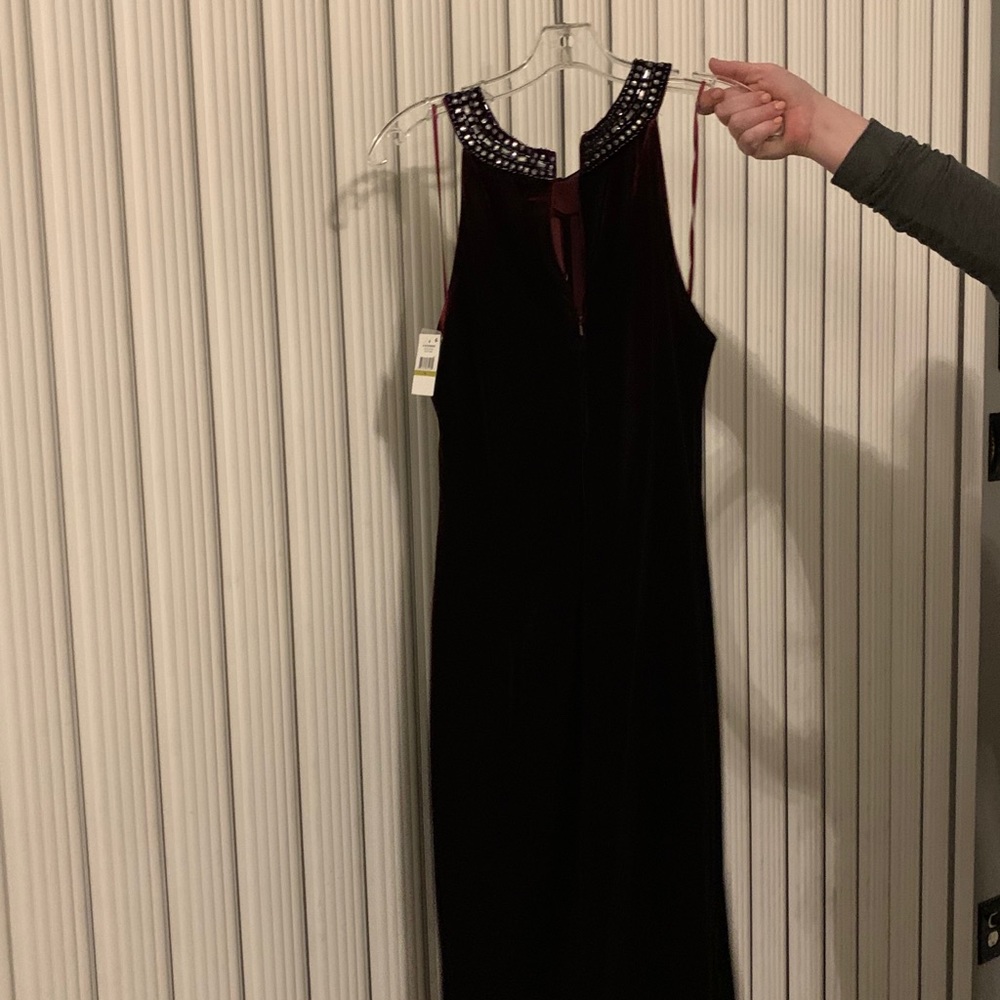 Alex evenings velvet red size 14